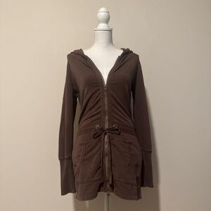 GAP Brown Hooded Jacket Y2k